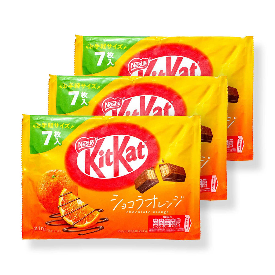 Japanese Kit Kat: Chocolate & Ehime Iyokan Orange (3-Pack)