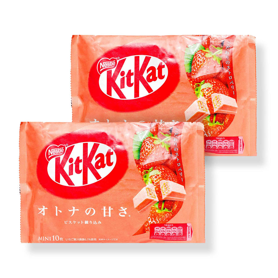 Japanese Kit Kat: Strawberry Otona no Amasa (2-Pack)