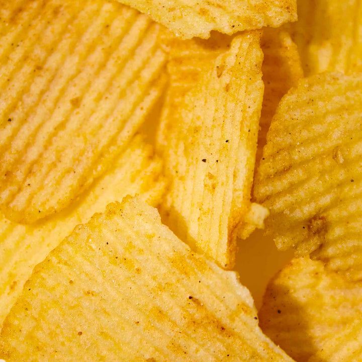 Close-up of Asian Lay's Potato Chips showcasing a variety pack of bold flavors.