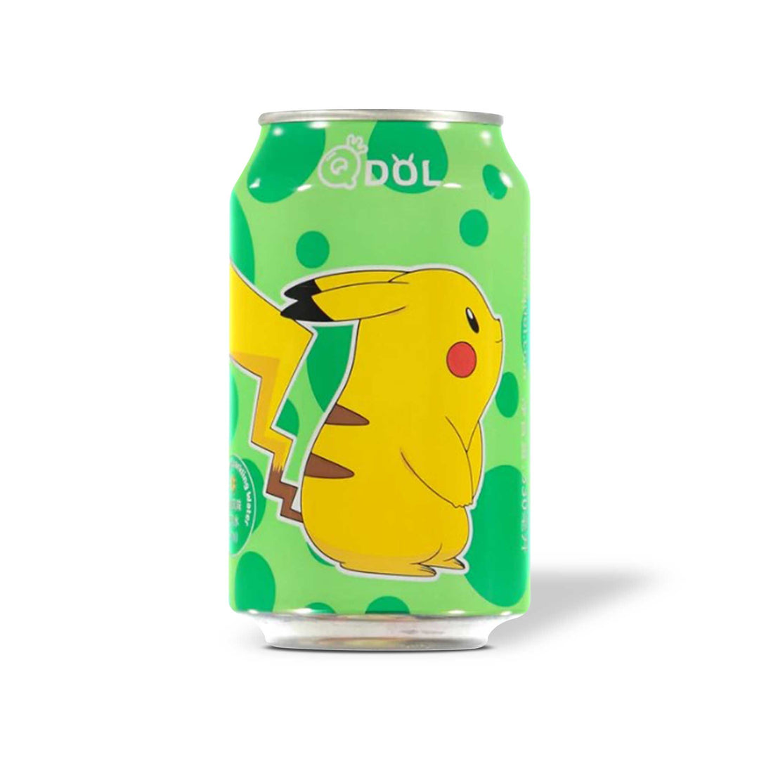 A can with a Lime Pikachu on it from QDol Pokemon.