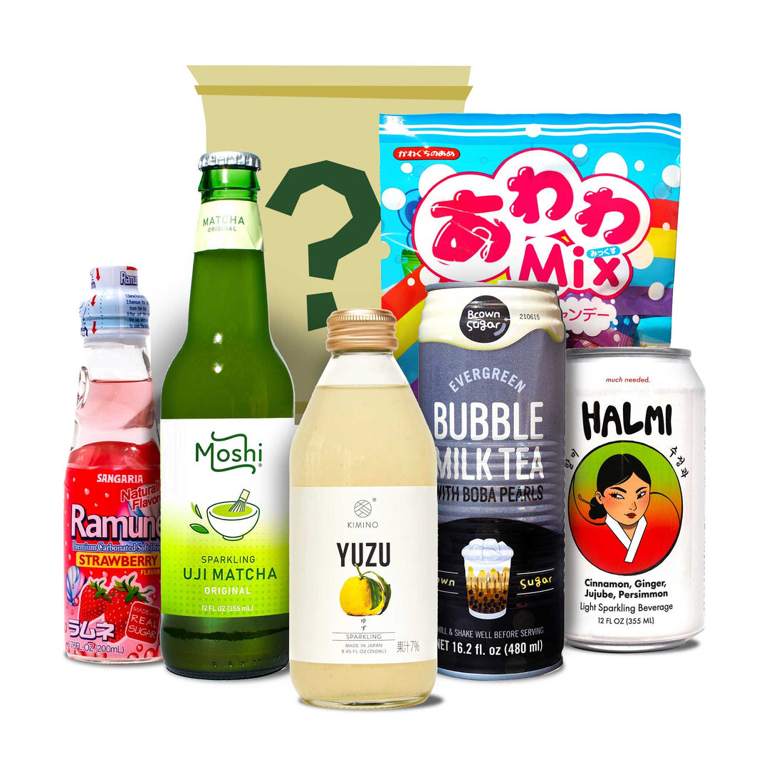 Discover Soft Drinks from Asia by Bokksu Market are shown on a white background.