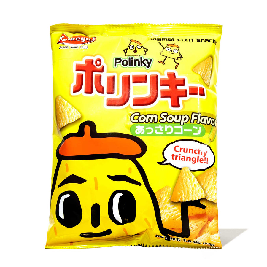 Koikeya Polinky Puffs: Corn Soup