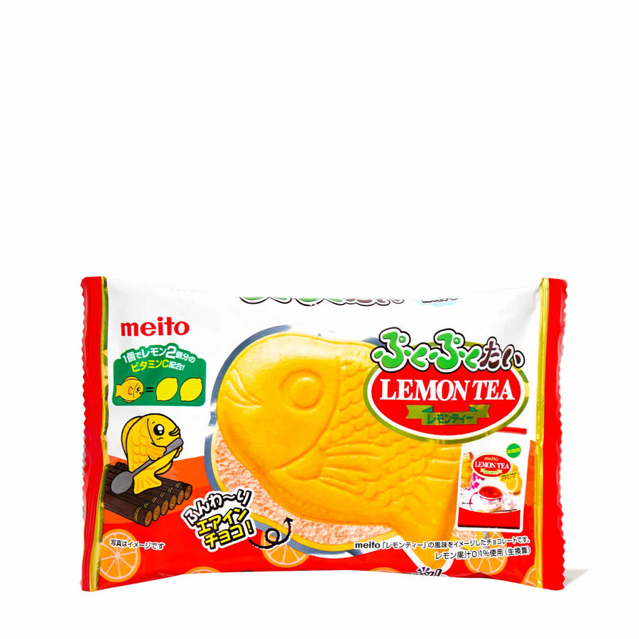 Meito Pukupuku Tai Chocolate Wafer: Lemon Tea