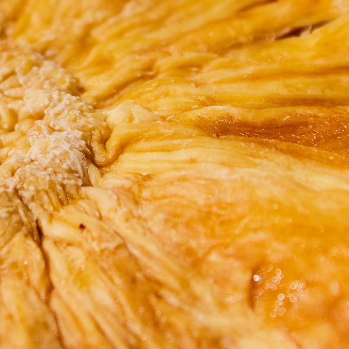 A close up of Yun Hai Dried Golden Diamond Taiwanese Pineapple.
