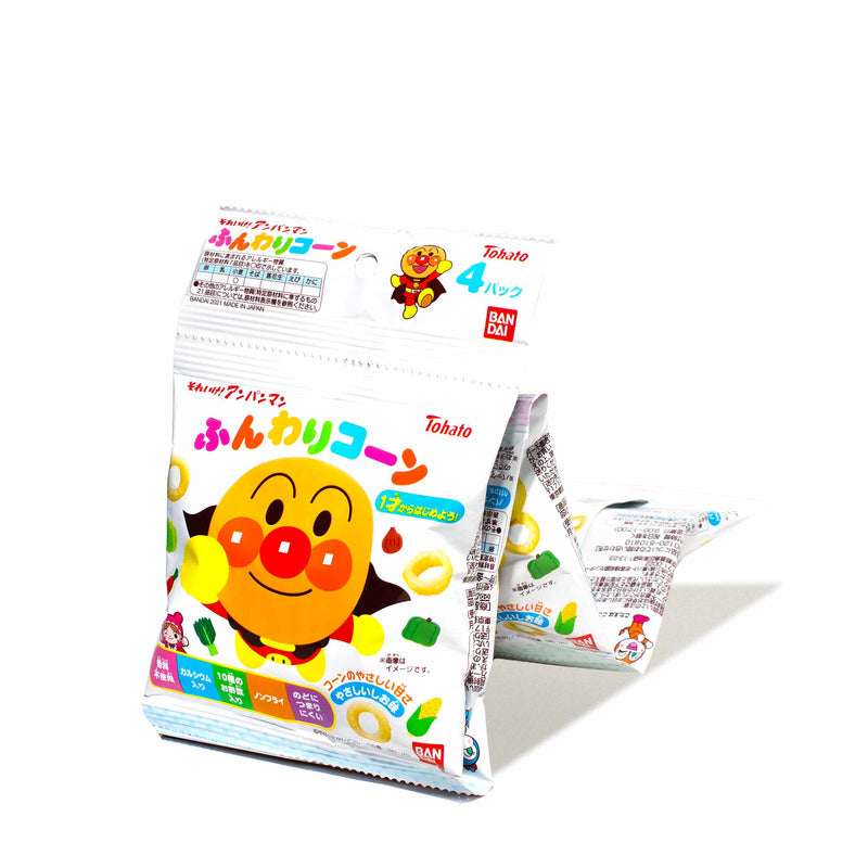 Tohato Anpanman Corn Biscuit Cookies (4-pack)