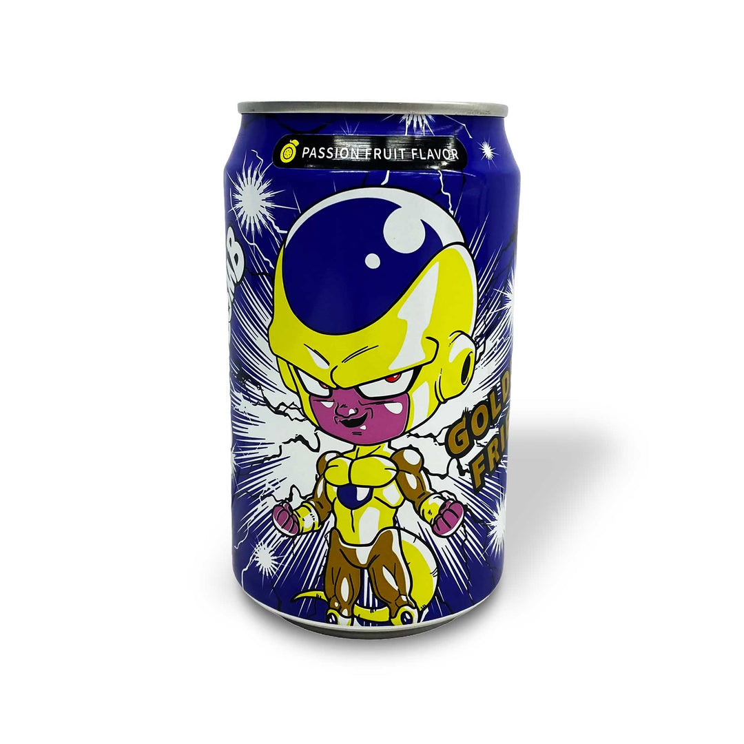 An Ocean Bomb can with a cartoon character on it.