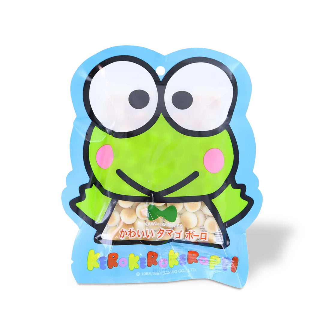 A Keroppi Honey Ball Cookies bag with a frog on it from CTC Sanrio.