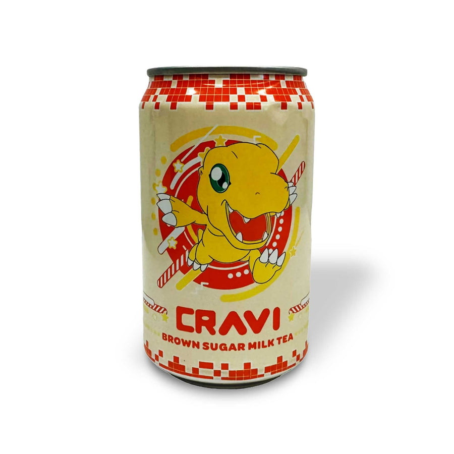Cravi Digimon Milk Tea: Brown Sugar Agumon