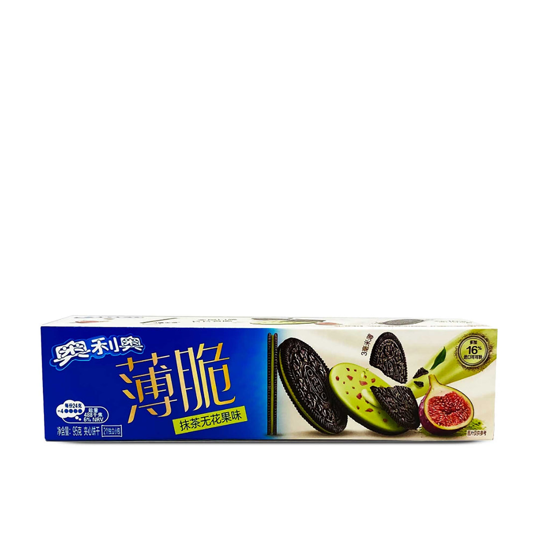 A box of Oreo Thin Cookies: Matcha & Fig.