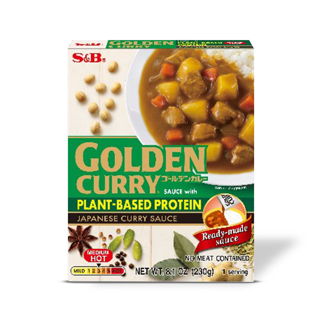 S&B's Golden Curry plant-based protein.