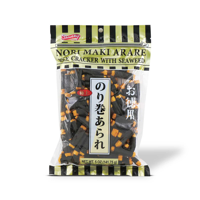 Shirakiku Arare Rice Crackers: Norimaki Seaweed