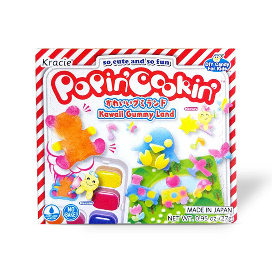 A box of Kracie Popin Cookin DIY Candy: Kawaii Gummy Land with a picture of a bunny.