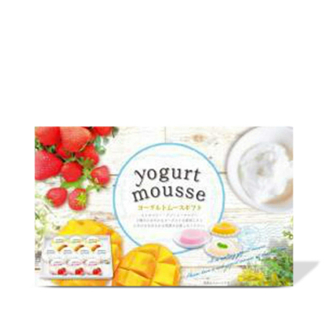 An assortment of Kanazawa Assorted Mousse Gift Box (10-pack) with various fruit-infused flavors, perfect for foodie gifts.