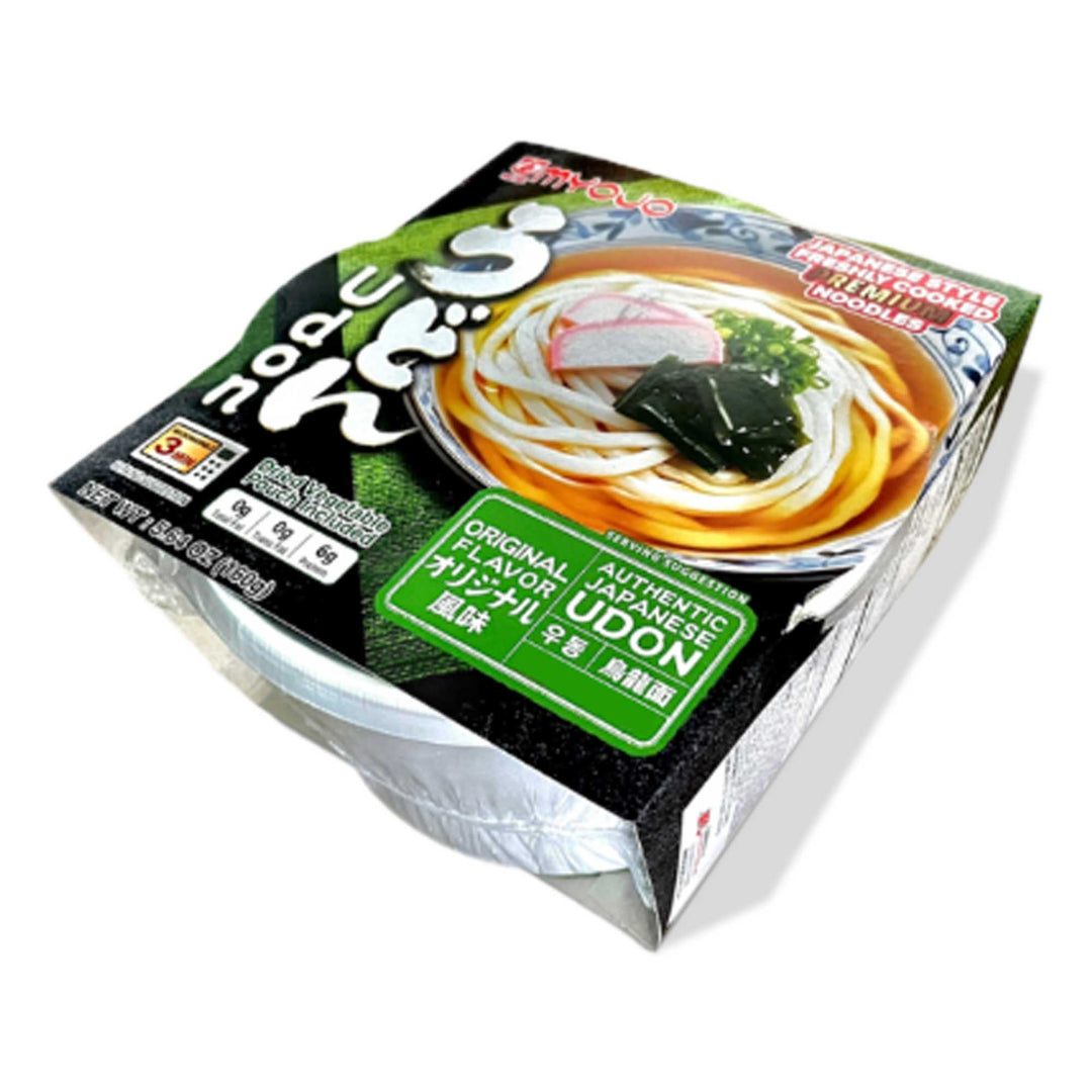 Myojo Udon Bowl: Original Dashi-infused Japanese noodle soup in a convenient microwaveable Myojo udon bowl.