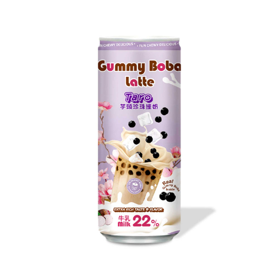 O's Gummy Boba Latte: Taro