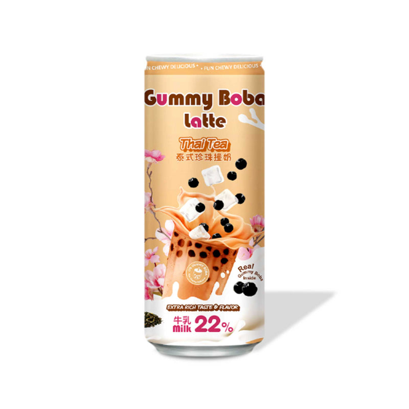 O's Gummy Boba Latte: Thai Tea