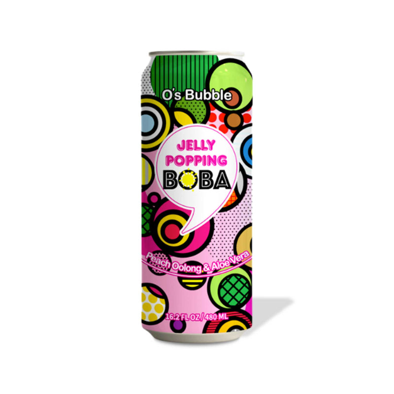 O's Gummy Jelly Popping Boba: Peach Oolong