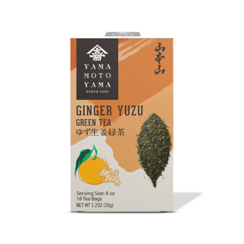 Yamamotoyama Premium Green Tea: Ginger Yuzu (18 bags)