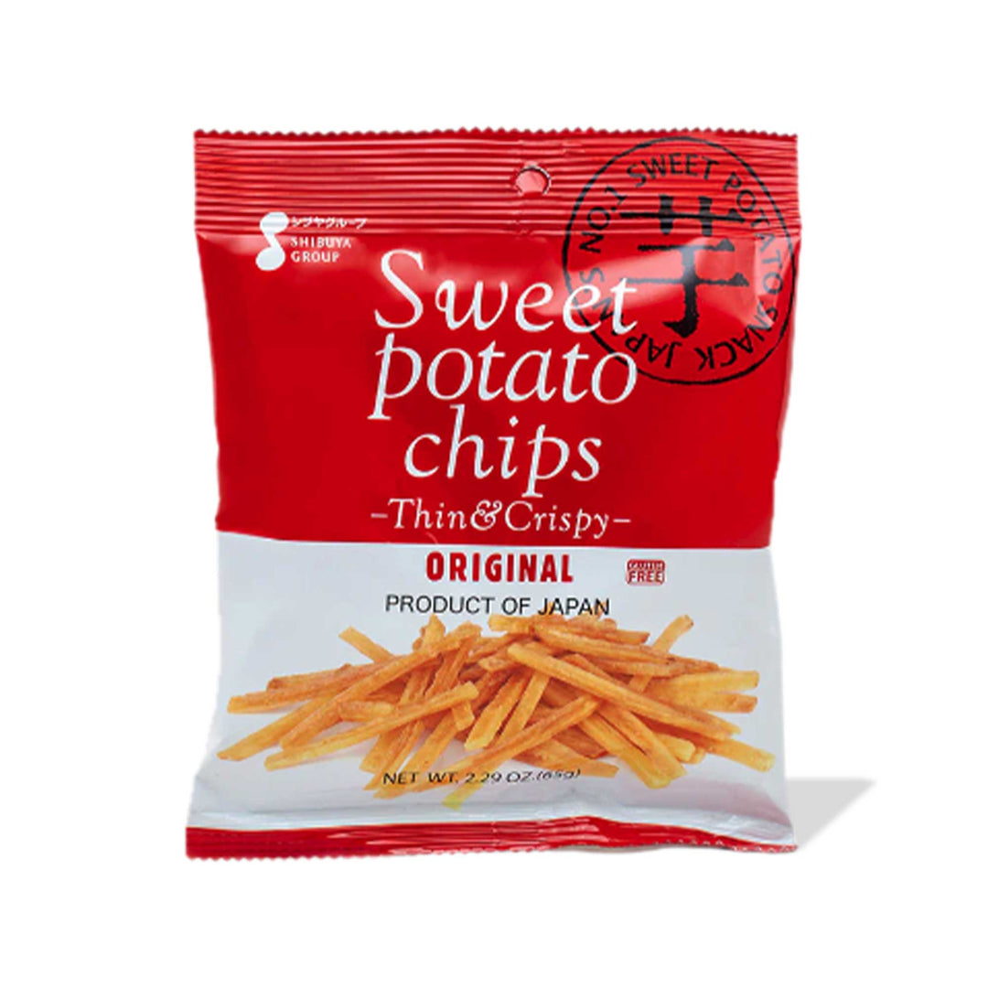 Mishima Sweet Potato Chips: Original on a white background.
