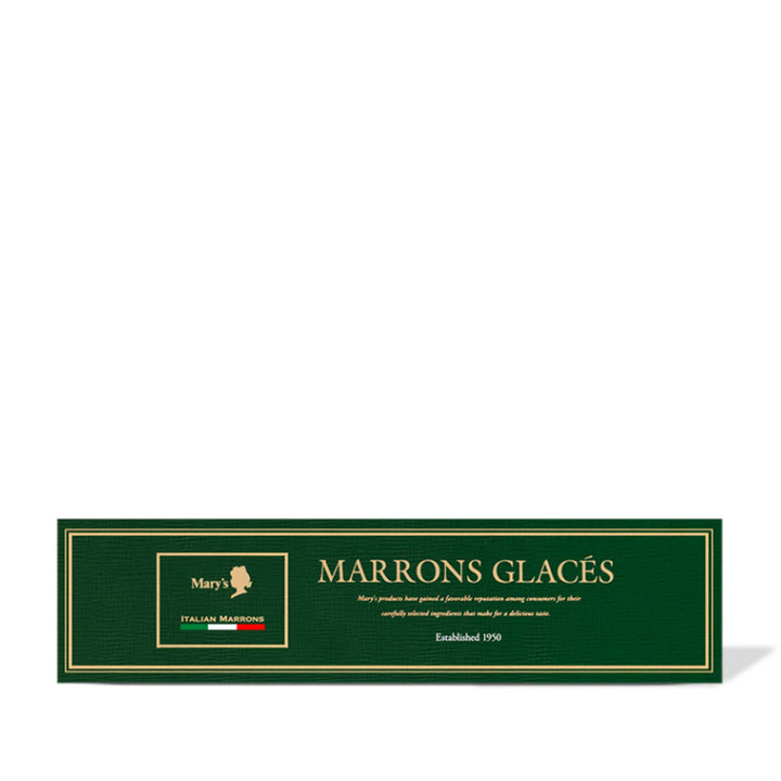 Indulge in the authentic taste of Mary's Marrons Glacés Candied Chestnuts Gift Box - a pack of 12 Italian candied chestnuts perfect for the holidays. Experience the decadence of Mary's Marrons Glac.