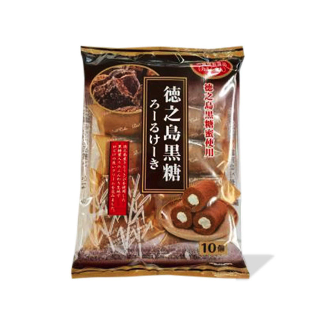 A bag of Yamauchi Milk Roll: Brown Sugar, a delightful dessert for snack time, presented against a clean white background.