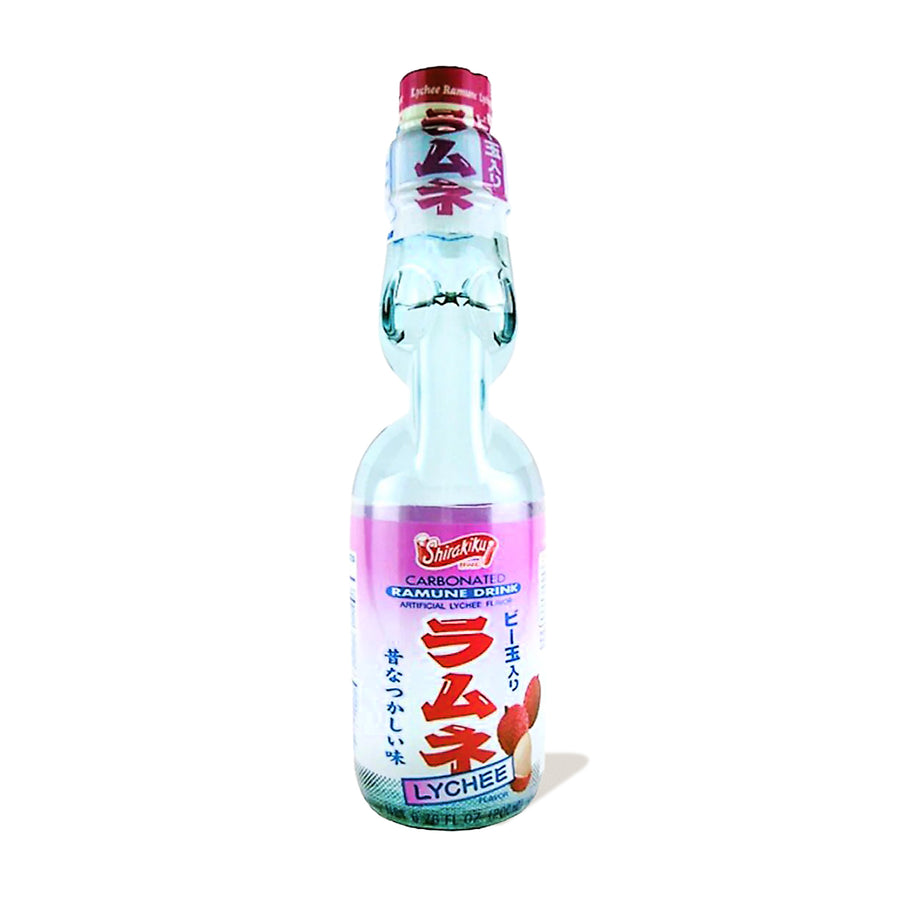 Shirakiku Ramune Soda: Lychee