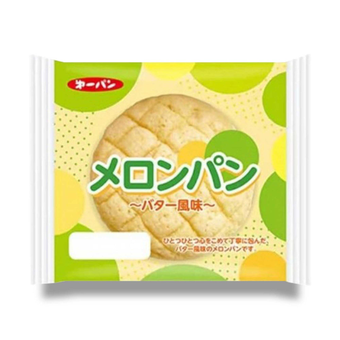 Daiichi Melon Pan Bread cookies in a plastic bag.
