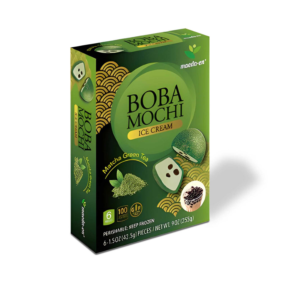 Maeda-en Boba Ice Cream Mochi: Green Tea