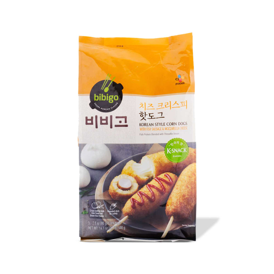 Bibigo Korean Corn Dogs: Mozzarella & Fish Sausage
