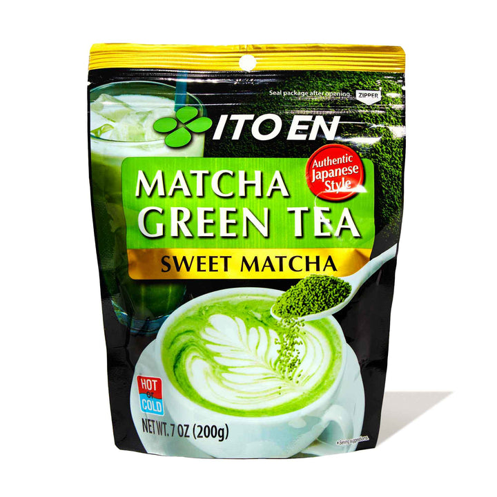 Itoen brand sweet matcha is made with Itoen Matcha Green Tea Powder.