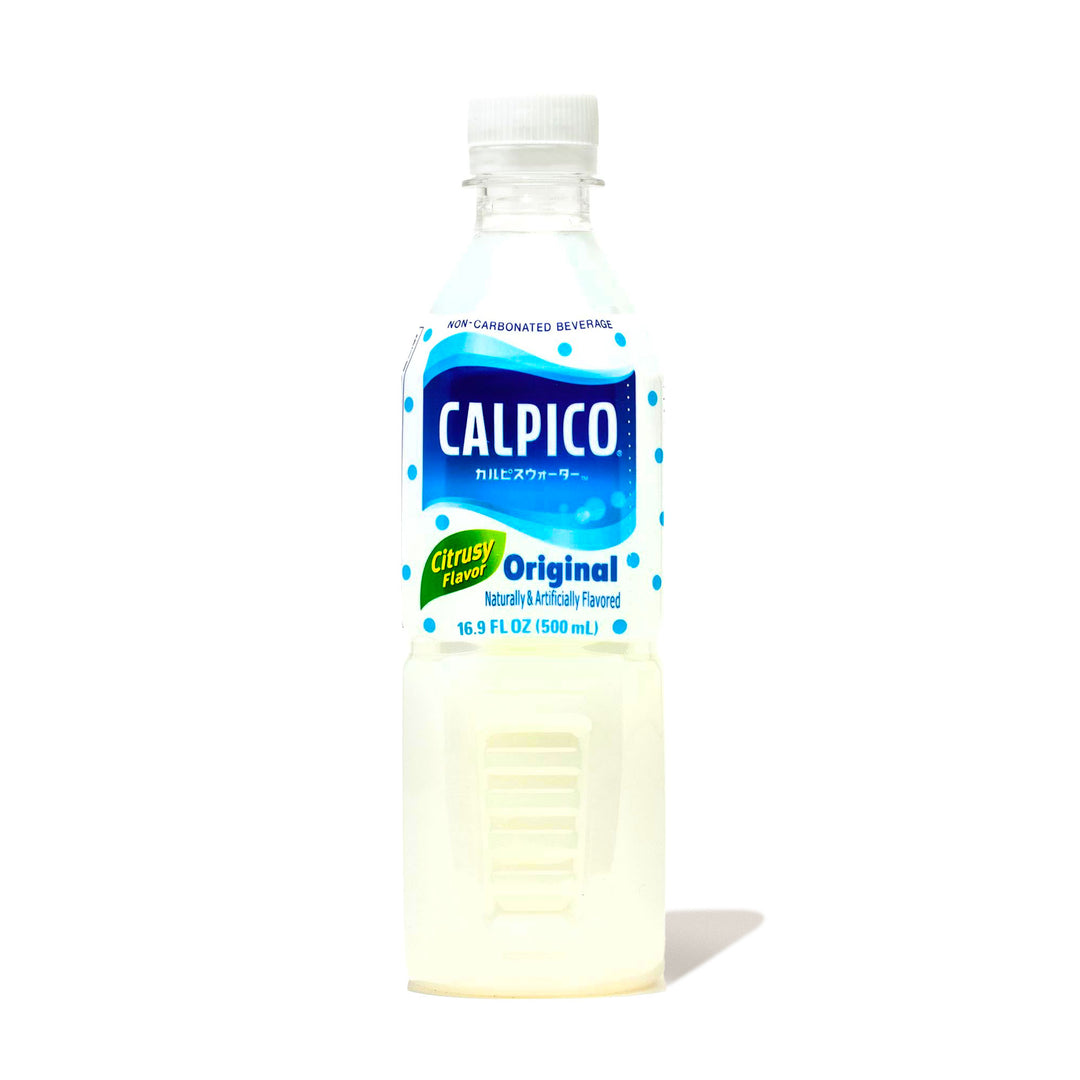 A bottle of Asahi Calpico: Original on a white background.