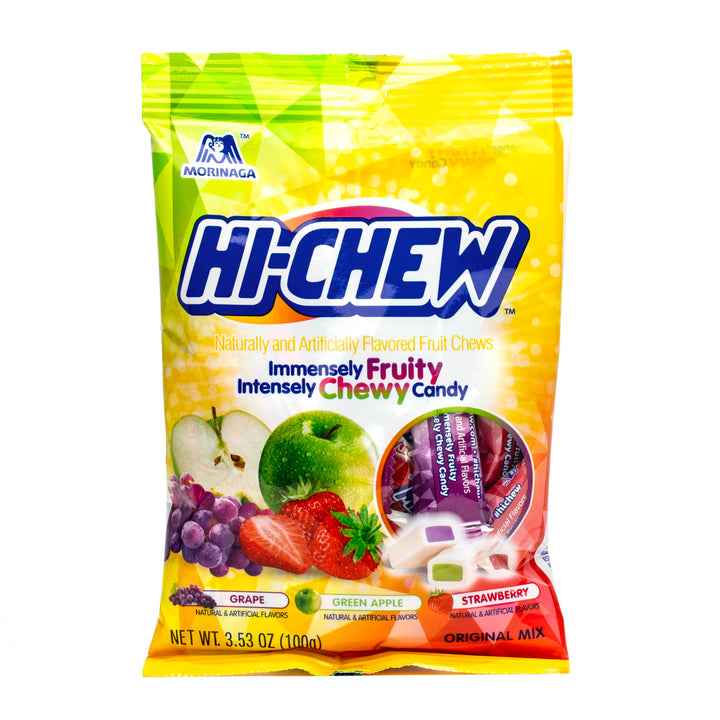 Morinaga Hi-Chew: Assorted Mix fruity chewing gum.