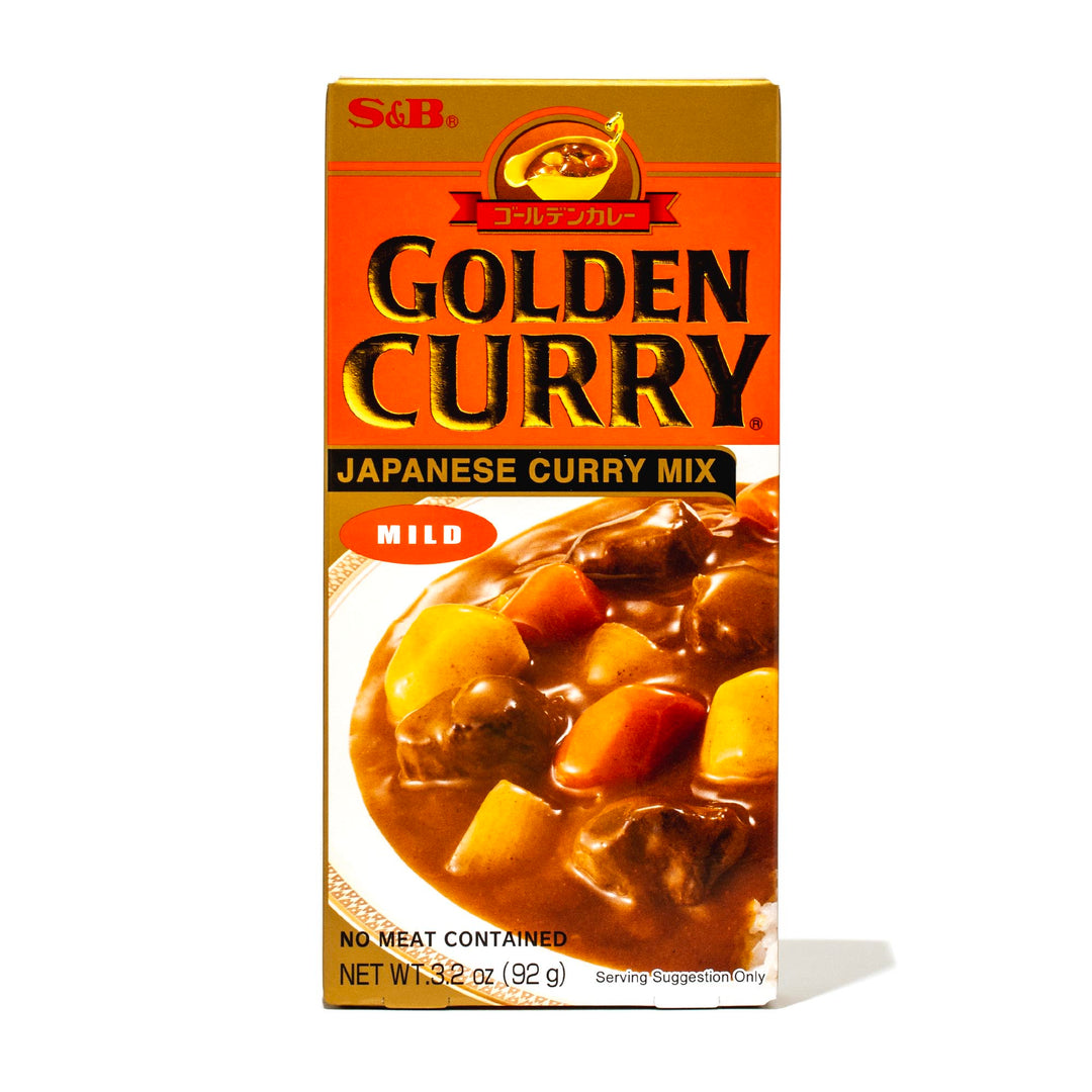 S&B Golden Curry Sauce Mix: Mild is the brand name for the Japanese curry mix called Golden curry.