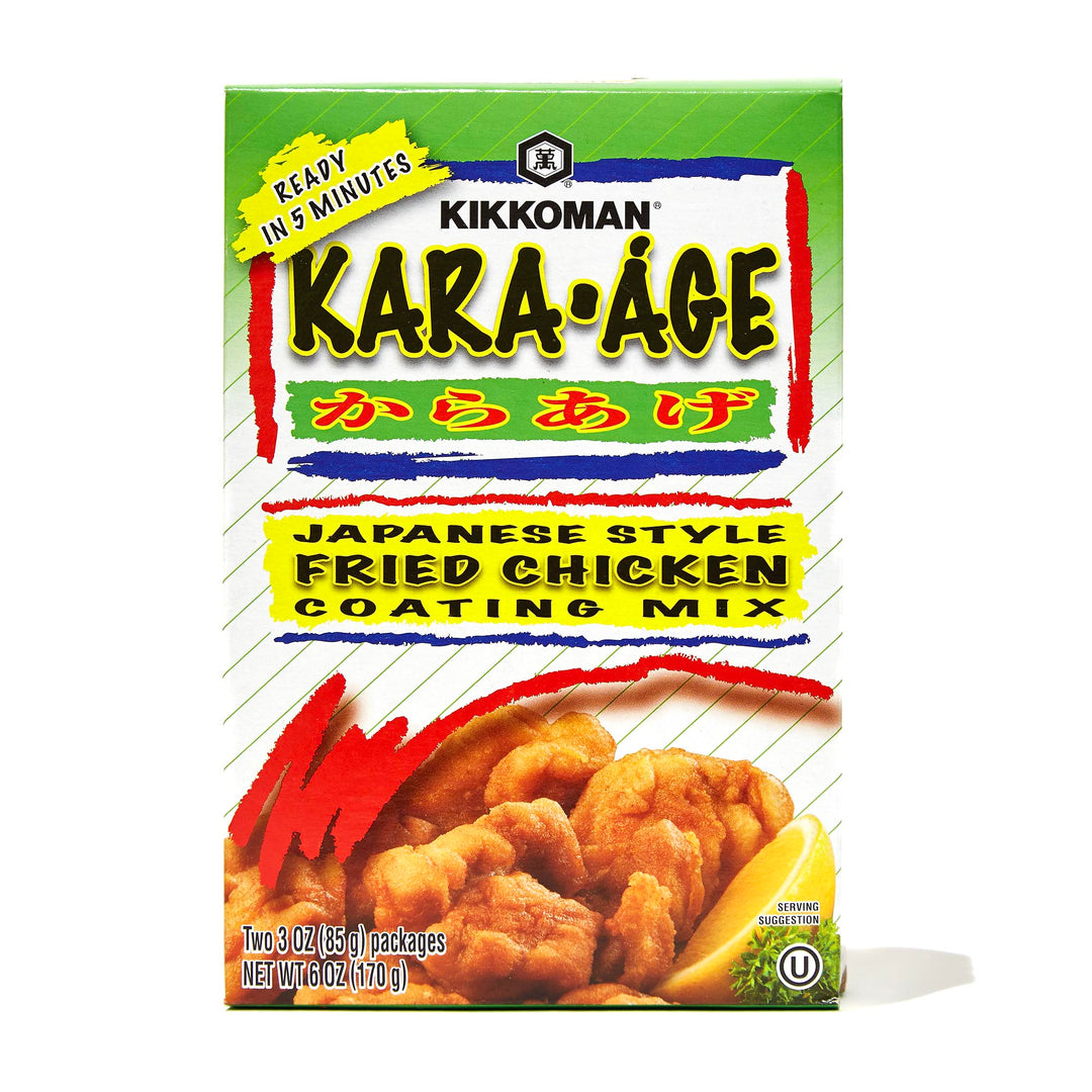 A box of Kikkoman Karaage Japanese-Style Fried Chicken Mix.
