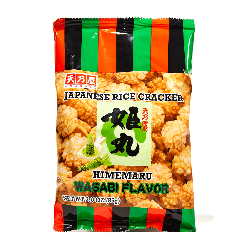 Amanoya Himemaru Rice Crackers: Wasabi