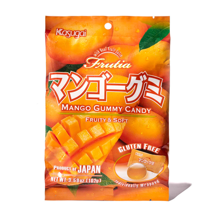 Kasugai Frutia Mango Gummy candy.