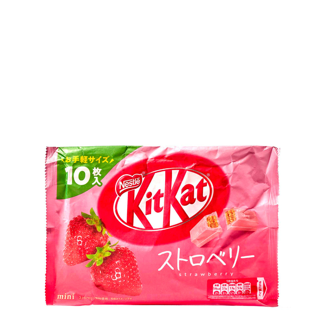 Nestle Japan's Japanese Kit Kat: Strawberry chocolate bar.