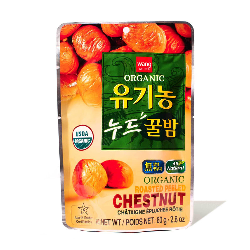 Wang Organic Roasted Peeled Chestnuts