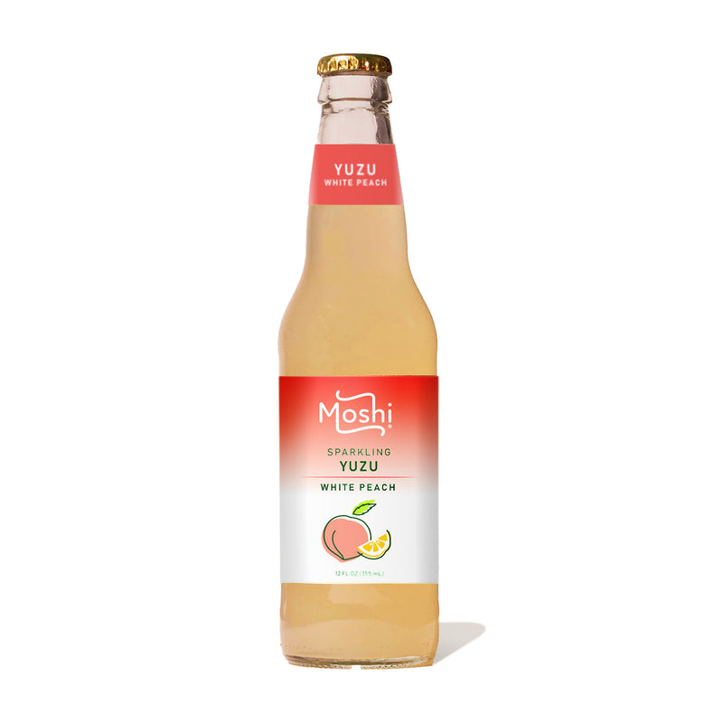 Moshi Sparkling Juice Drink: Yuzu & White Peach