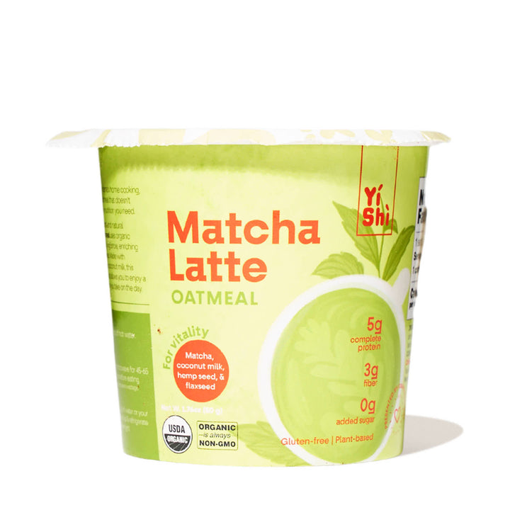 Yishi Oatmeal Cup: Matcha Latte oatmeal.