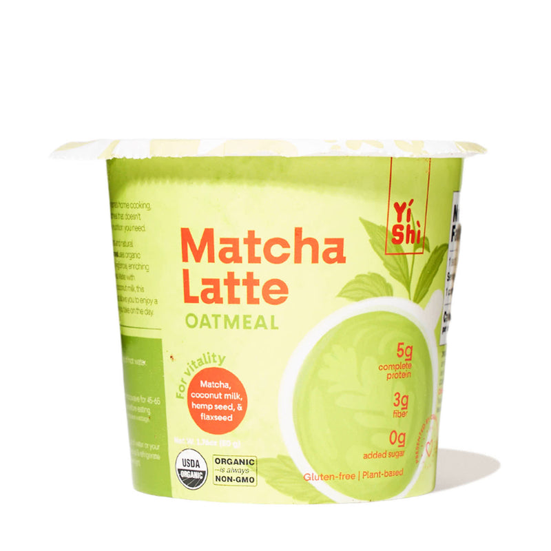 Yishi Oatmeal Cup: Matcha Latte