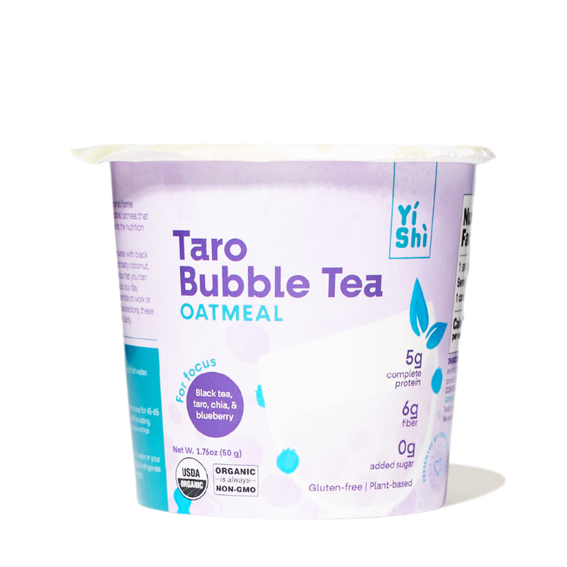 Yishi Oatmeal Cup: Taro Bubble Tea