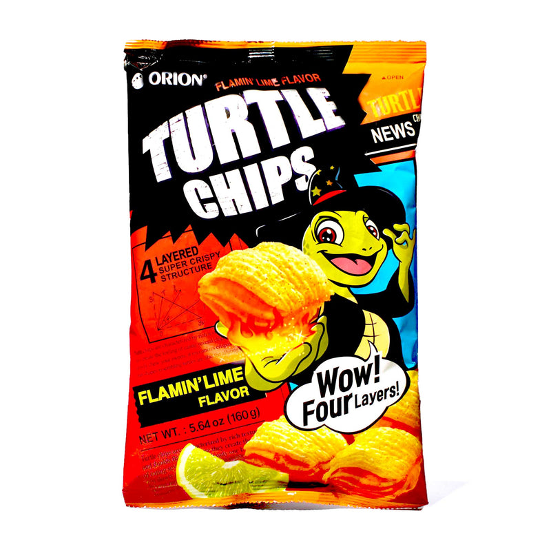 Orion Turtle Layered 4D Chips: Flamin' Lime