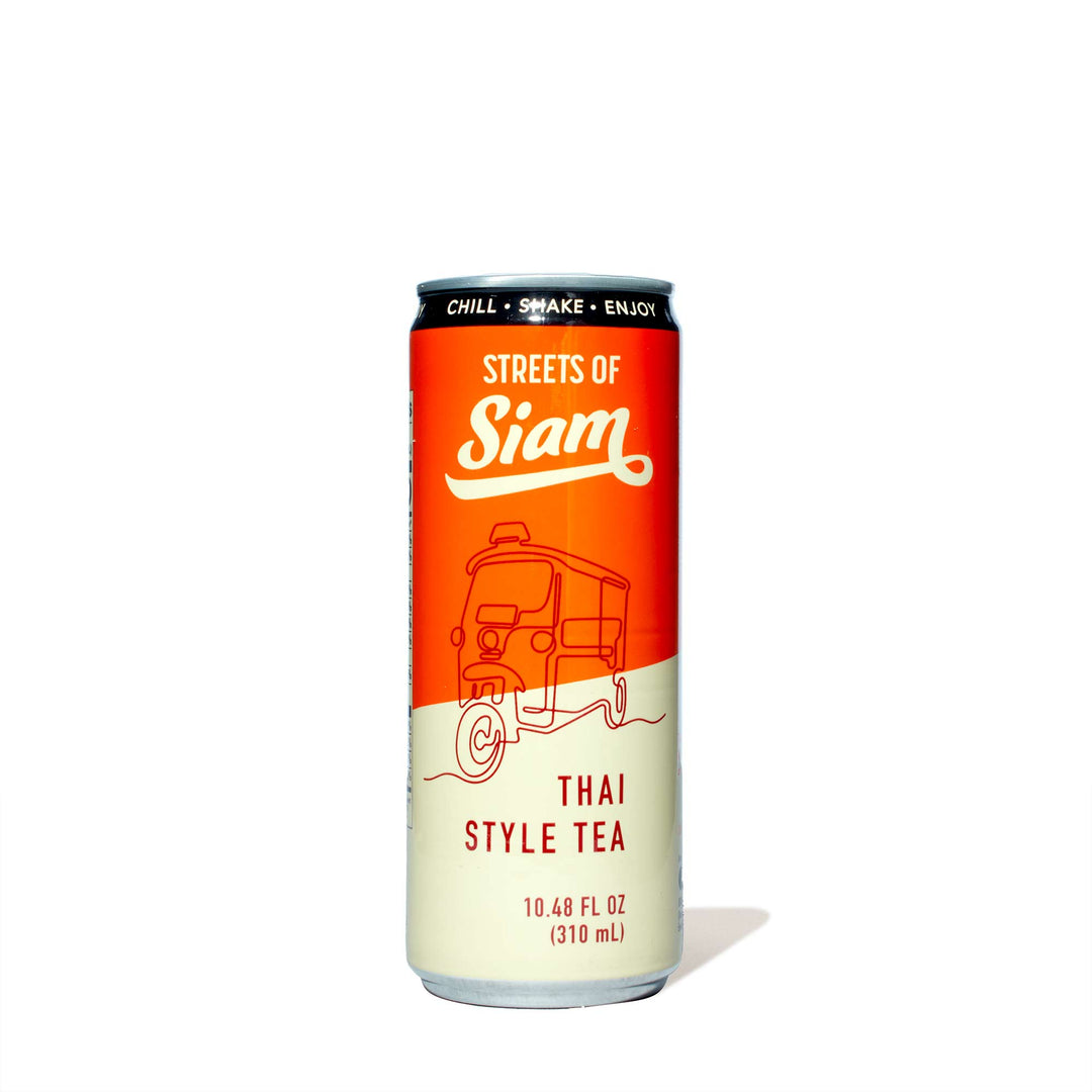 A can of Streets of Siam Thai Style Tea by Streets of Siam.