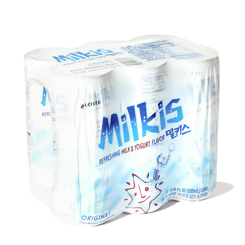 Lotte Milkis Soft Drink: Original (6-pack)