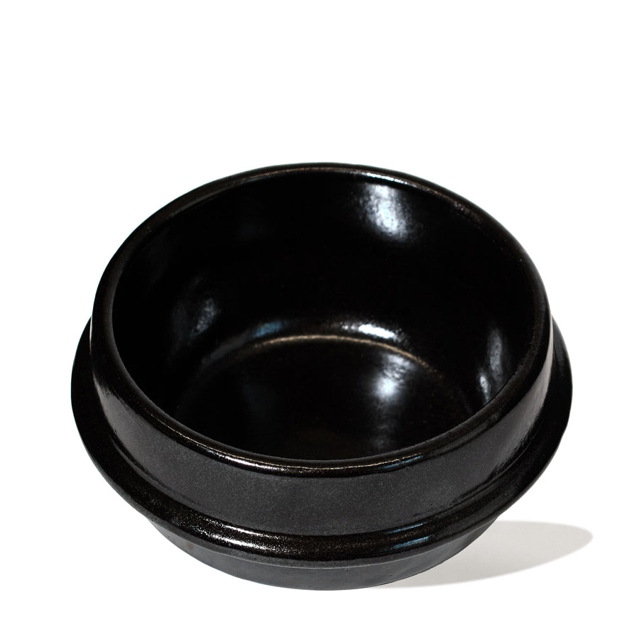 Tackaon Black Ttukbaegi (Korean Clay pot) with Steamer Set - The