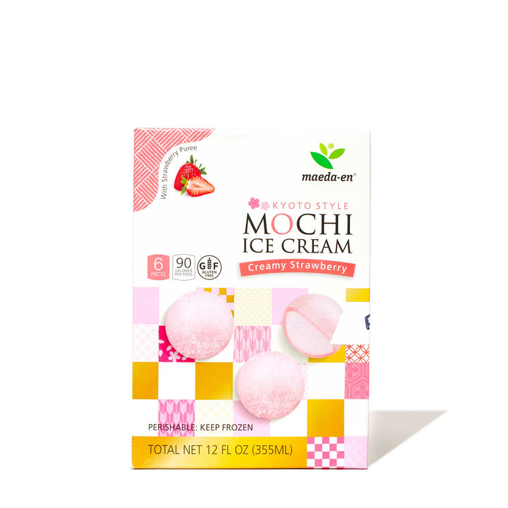 Maeda-en Mochi Ice Cream: Strawberry flavored by Maeda-en.