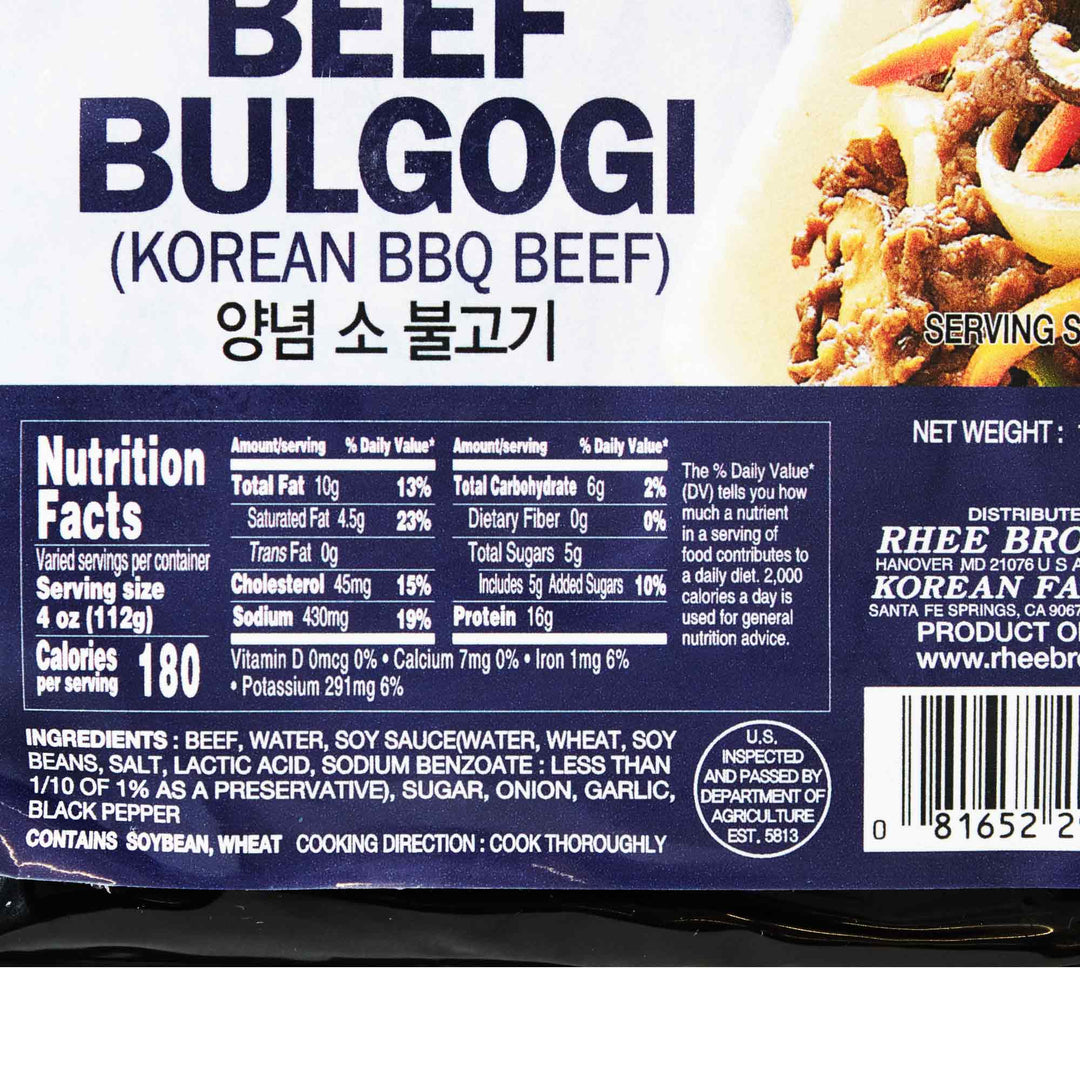 Hanover Ranch BBQ Beef Bulgogi is a delicious korean bbq beef.