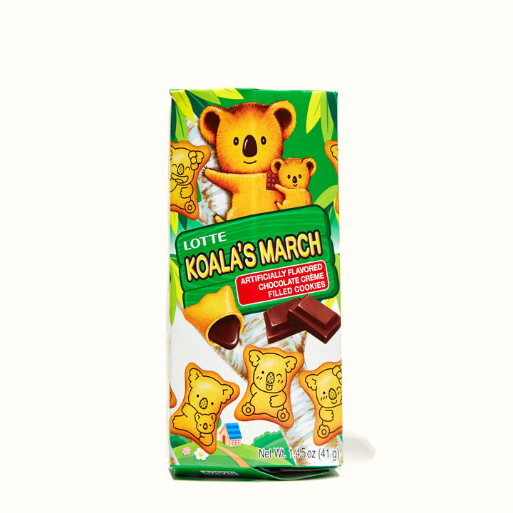 A package of Lotte Koala no March: Chocolate.