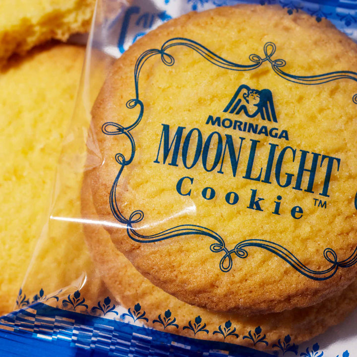 A package of Morinaga Moonlight Butter Cookies.